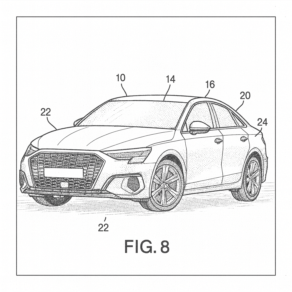 2020 Audi A3 Sketch